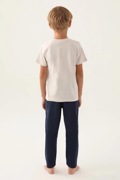 Arnetta 2991 Home Taş Erkek Çocuk Pijama Takımı - 3