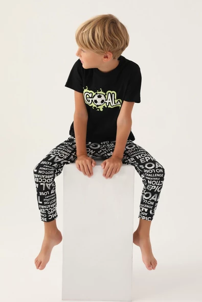 Roly Poly 3344 Goal Erkek Çocuk Pijama Takımı - 9