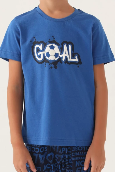 Roly Poly 3344 Goal Erkek Çocuk Pijama Takımı - 5