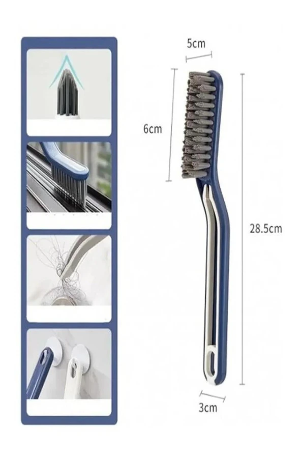 3B Trend Banyo Mutfak Köşe Detay Temizlik Fırçası Cımbızlı - 3