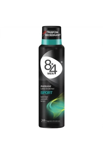8X4 DEO MEN-150ML- SPORT YEŞİL