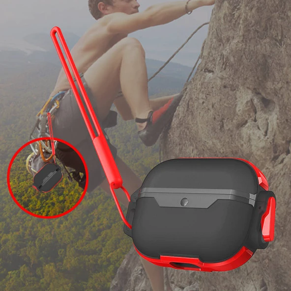 Apple Airpods Pro  Airbag 34 Darbelere Karşı Dayanıklı Kılıf - Resim 12