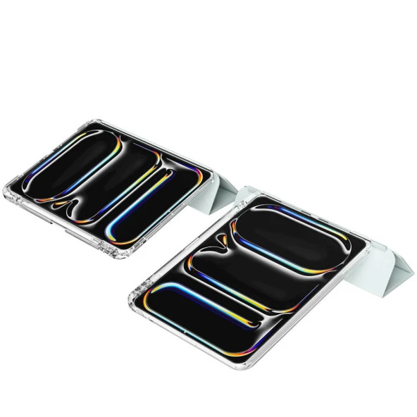 ???Apple iPad Pro 11 2024 Kılıf Magnetik Ayrılabilen Airbagli  Sliding Tablet Kılıfı - Resim 8