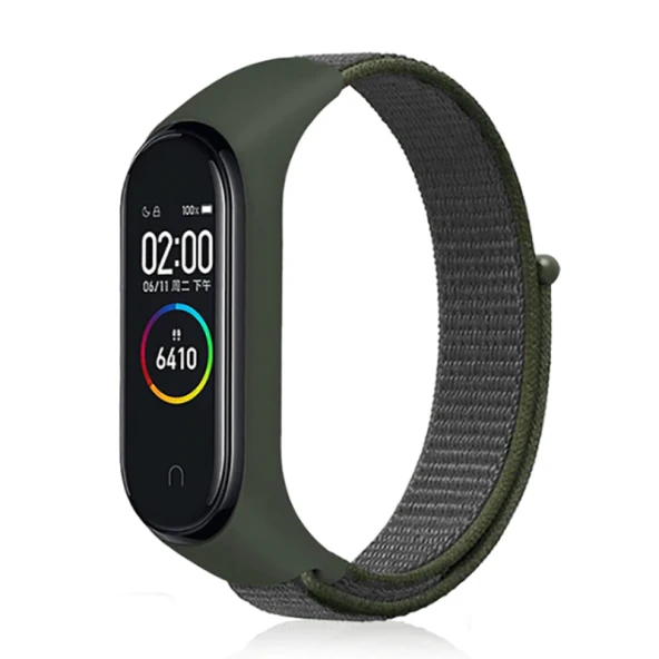 Xiaomi Mi Band 5 KRD-03 Hasır Kordon - Resim 4