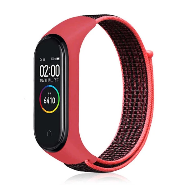 Xiaomi Mi Band 5 KRD-03 Hasır Kordon - Resim 10