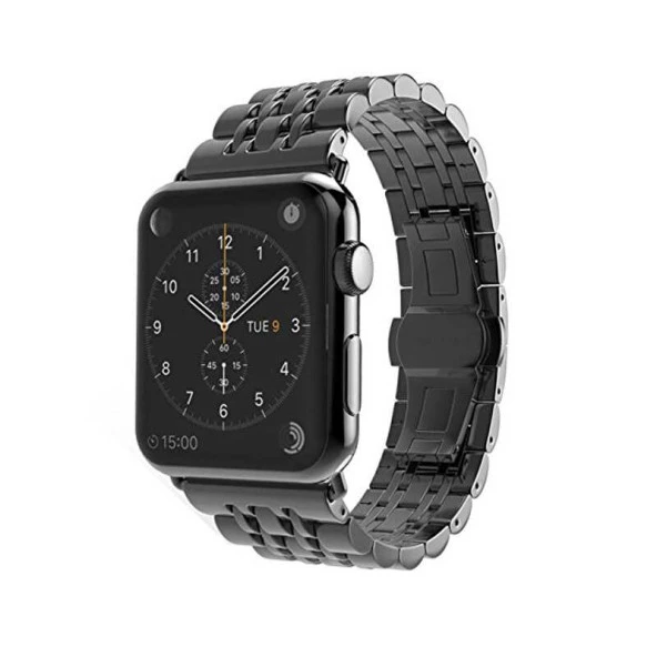 Apple Watch 44mm KRD-14 Metal Kordon - Resim 8
