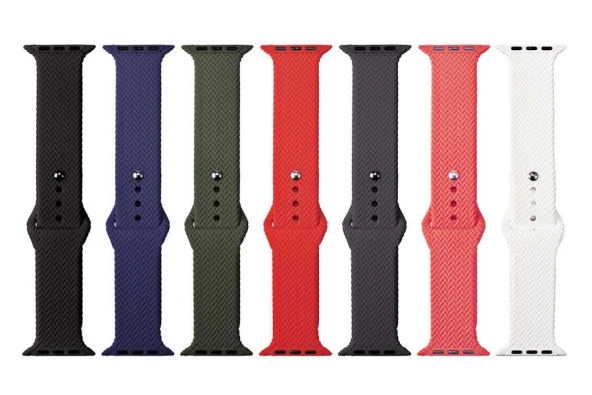 Apple Watch 38mm KRD-37 Silikon Kordon - 9