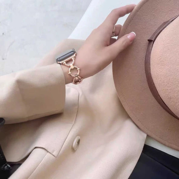 Apple Watch Ultra 49mm Kordon KRD-56 Metal Strap Kayış - Resim 10