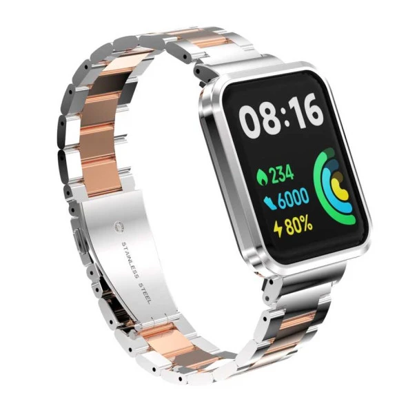 Xiaomi Redmi Watch 2 Lite  KRD-60 Metal Kordon - Resim 5