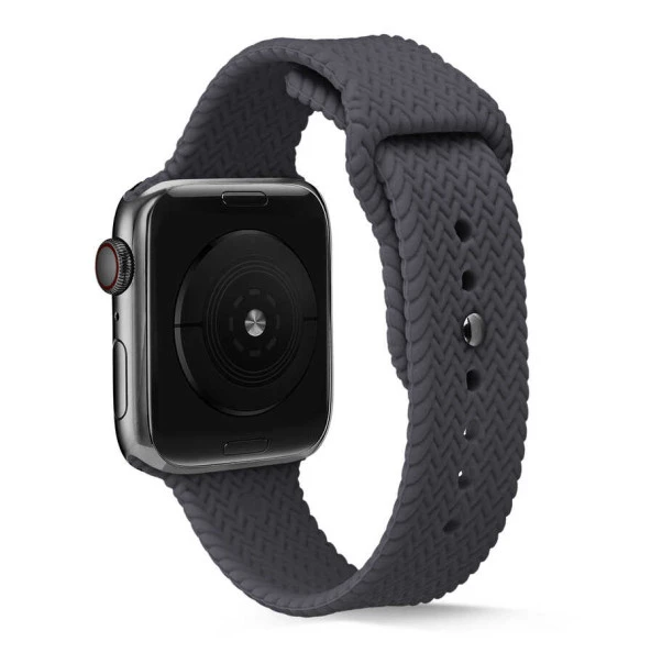 Apple Watch 1 2 3 4 5 6 7 8 9 Se Ultra 49/46/45/44/42 mm Kordon KRD-37 Silikon Strap Kayış - Resim 11