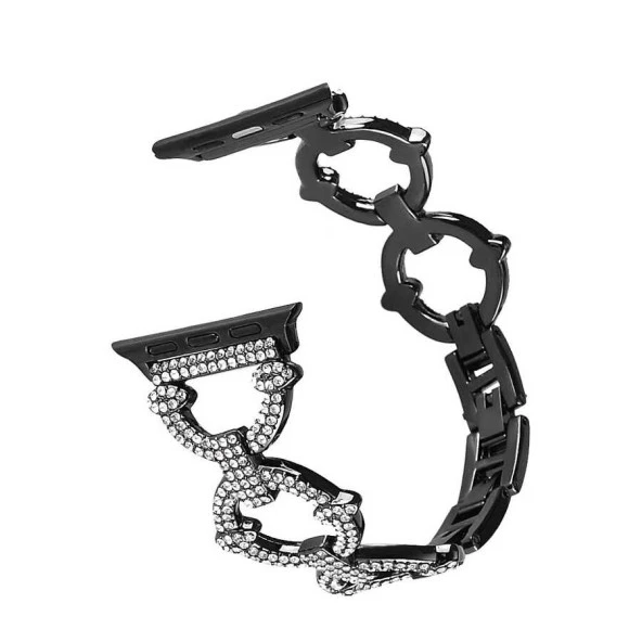 Apple Watch 1 2 3 4 5 6 7 8 9 Se Ultra 49/46/45/44/42 mm Kordon KRD-57 Metal Strap Kayış ürün görseli