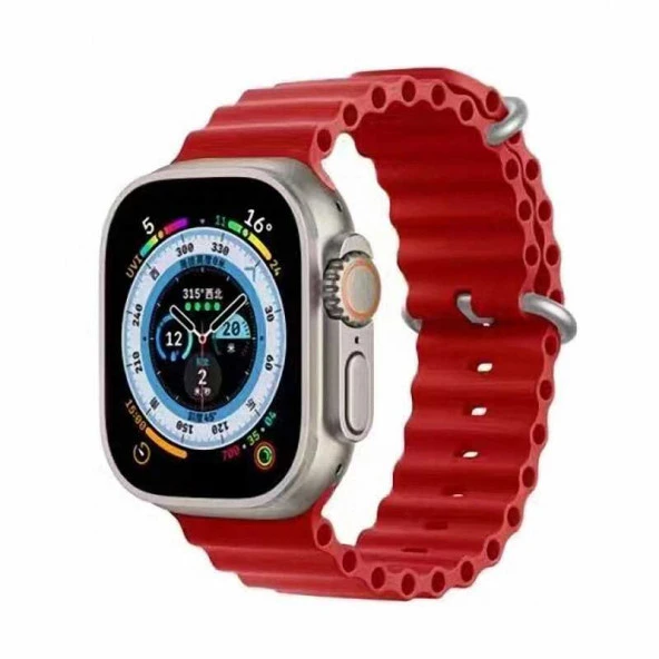 Apple Watch 38mm  KRD-75 Silikon Kordon - Resim 5