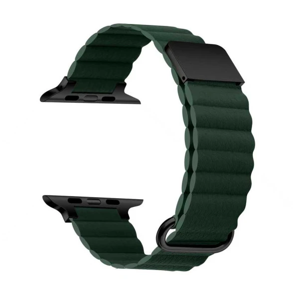 Apple Watch 1 2 3 4 5 6 7 8 9 Se Ultra 49/46/45/44/42 mm KRD-78 PU Deri Kordon Strap Kayış - Resim 7