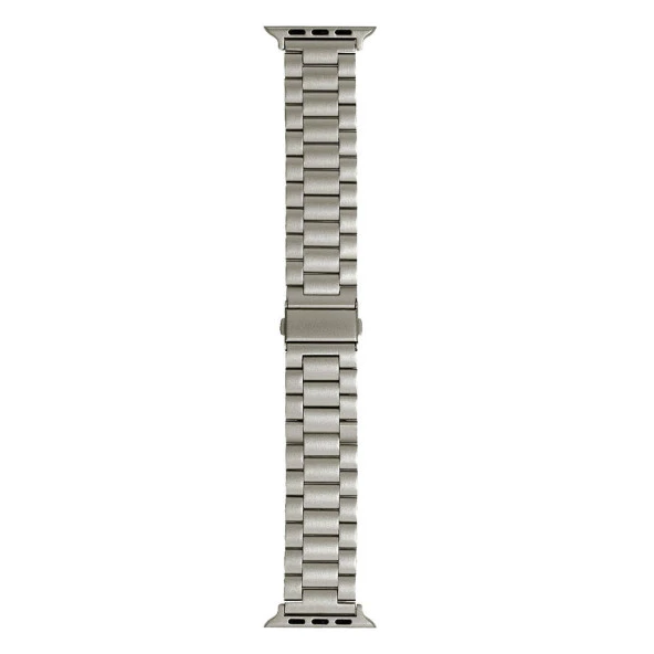 Apple Watch 1 2 3 4 5 6 7 8 9 Se Ultra 49/46/45/44/42 mm  KRD-93 Metal Kordon - Resim 3