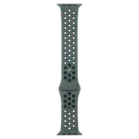 Apple Watch 7 41mm Kordon Yeni Seri 2023 KRD-02 Silikon Strap Kayış - 12