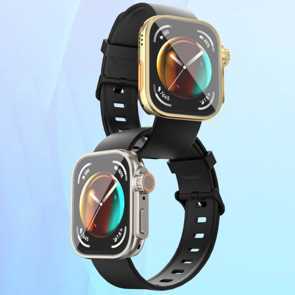 Huawei Watch Fit 3 to Apple Watch Ultra 49mm Kasa Dönüştürücü ve Ekran Koruyucu  Watch Gard 33 - Resim 10