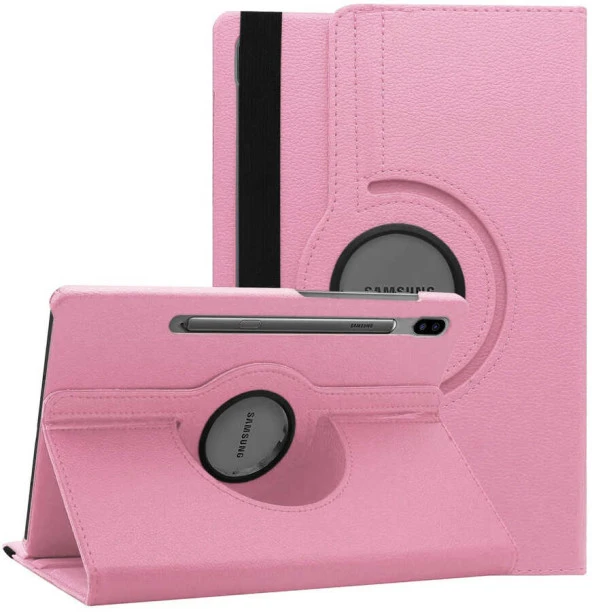 Galaxy Tab S7 FE LTE (T737-T736-T733-T730)  Dönebilen Standlı Kılıf - Resim 7