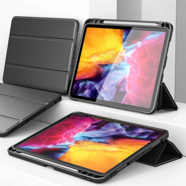 Apple iPad Pro 12.9 2021 (5.Nesil) Kılıf Wlons Tablet Kılıf - 7