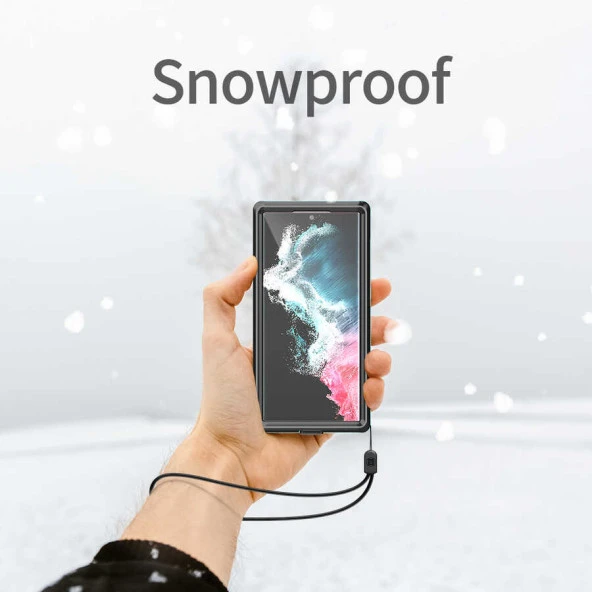 Galaxy S22 Ultra Kılıf 1-1 Su Geçirmez Kılıf - Resim 5