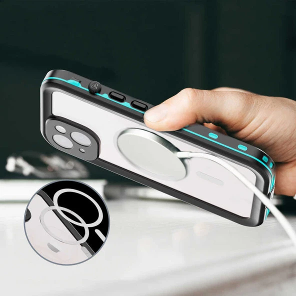 Apple iPhone 14 Plus Kılıf 1-1 Su Geçirmez Kılıf - Resim 6