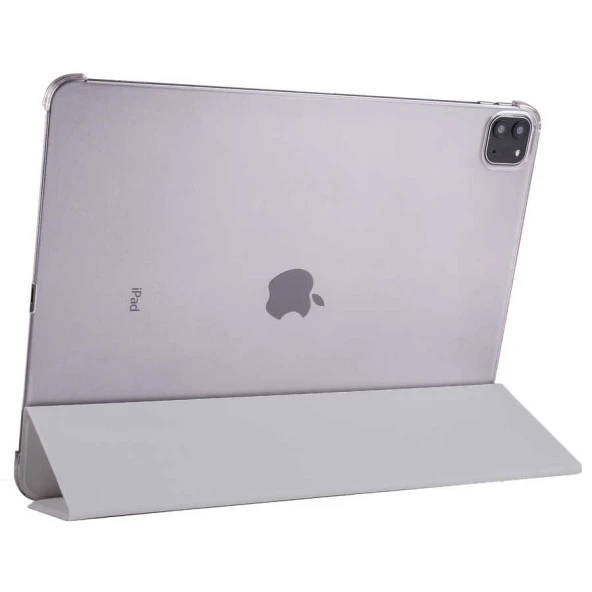 Apple iPad Pro 12.9 2022 M2  Smart Cover Standlı 1-1 Kılıf - Resim 5