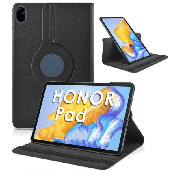 Huawei Honor X8 Pro 11.5'  Dönebilen Standlı Kılıf - 4