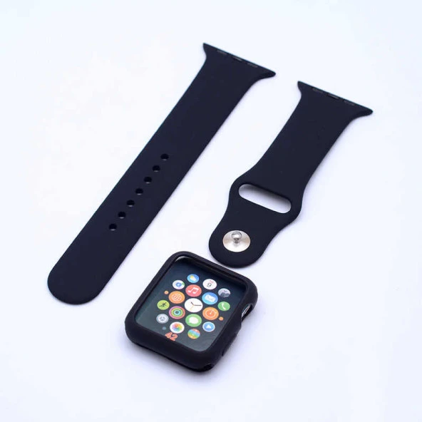Apple Watch 42mm  3 in 1 Klasik Kordon - Resim 5