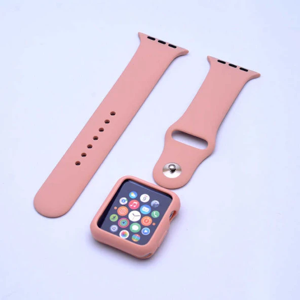 Apple Watch 42mm  3 in 1 Klasik Kordon - Resim 6