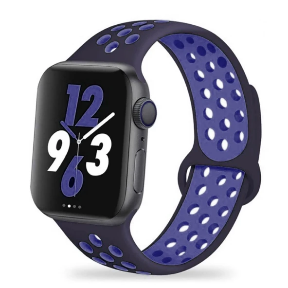 Apple Watch 1 2 3 4 5 6 7 8 9 Se Ultra 49/45/44/42 mm KRD-02 Silikon Kordon ürün görseli