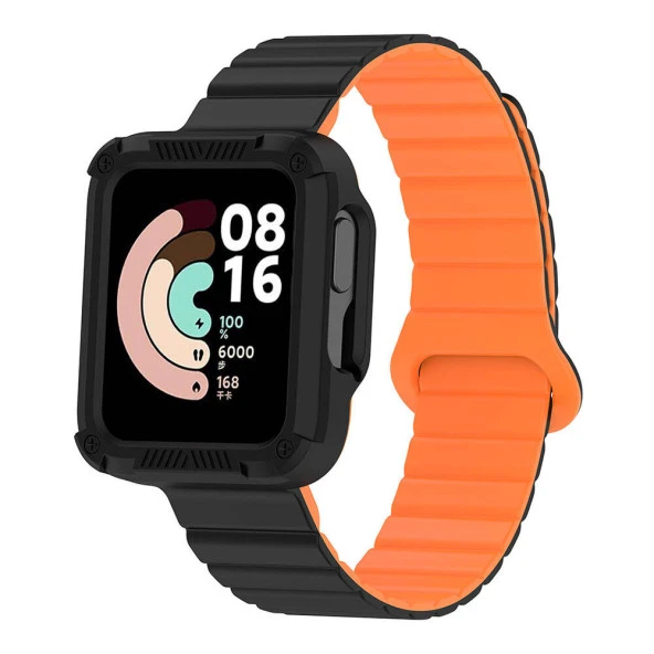 Xiaomi Redmi Watch 2 Silikon Kordon  KRD-105 Strap Kayış - Resim 3