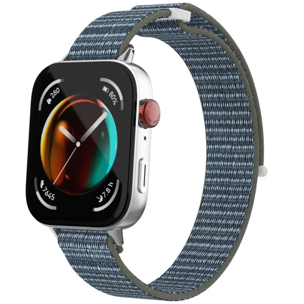 Huawei Watch Fit 3  KRD-03 Hasır Kordon - Resim 2