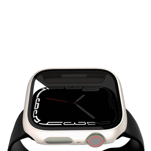 Apple Watch 40mm Sert PC Kasa ve Privacy Hayalet Ekran Koruyucu  Watch Gard 32 - Resim 3