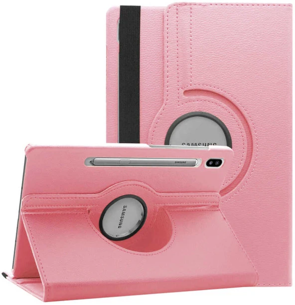 Galaxy Tab S7 Plus T970  Dönebilen Standlı Kılıf - Resim 2