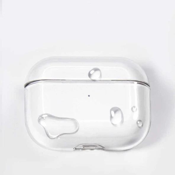 Apple Airpods Pro Kılıf Şeffaf Sert Kristal  Airbag 14 Kılıf - Resim 3