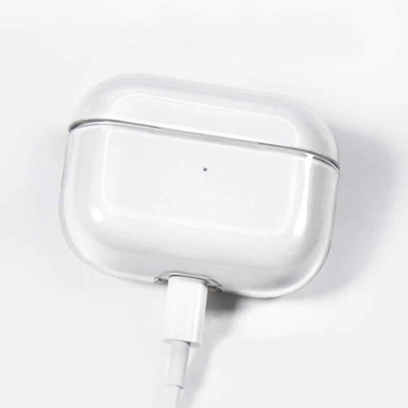 Apple Airpods Pro Kılıf Şeffaf Sert Kristal  Airbag 14 Kılıf - Resim 6