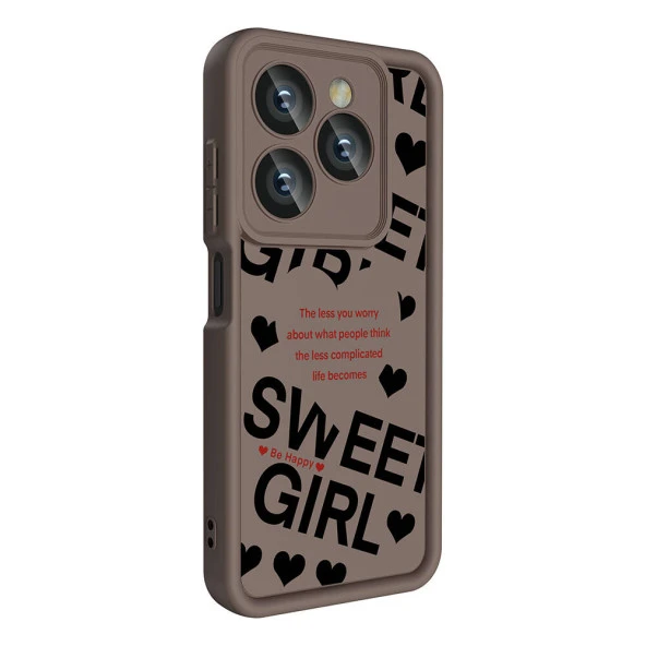 Tecno Spark 20C Kılıf Kamera Korumalı Baskılı Arka Yüzey  Klas Kapak - Resim 4