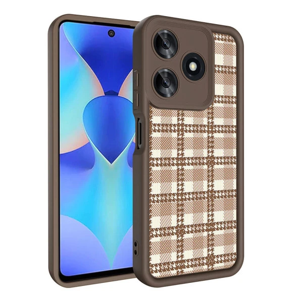 Tecno Spark 10C Kılıf Kamera Korumalı Baskılı Arka Yüzey  Klas Kapak - Resim 7