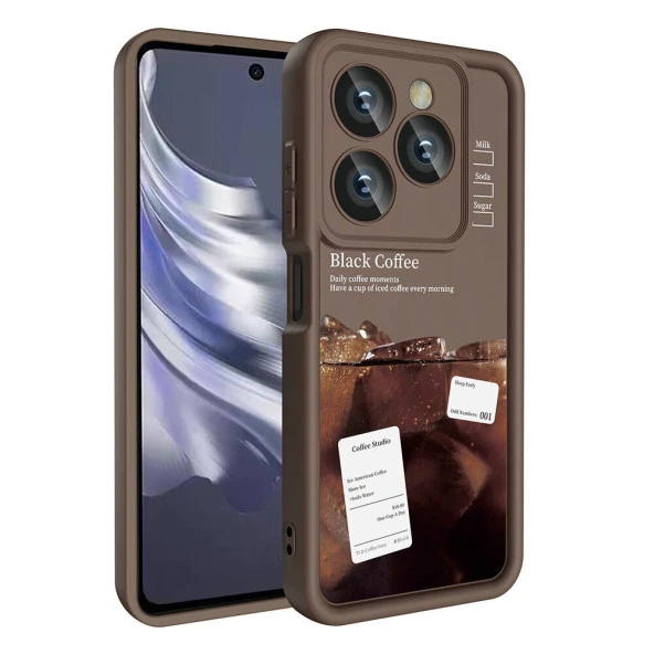 Tecno Spark 20C Kılıf Kamera Korumalı Baskılı Arka Yüzey  Klas Kapak - Resim 7