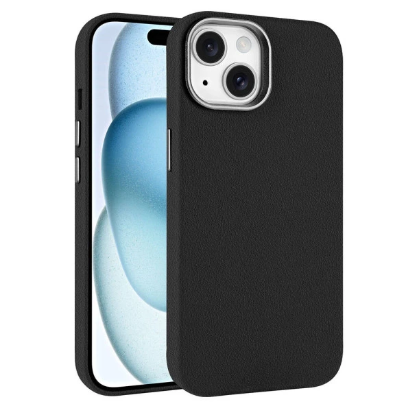 Apple iPhone 14 Kılıf Magsafe Şarj Özellikli PU Deri  Adora Kapak - Resim 5