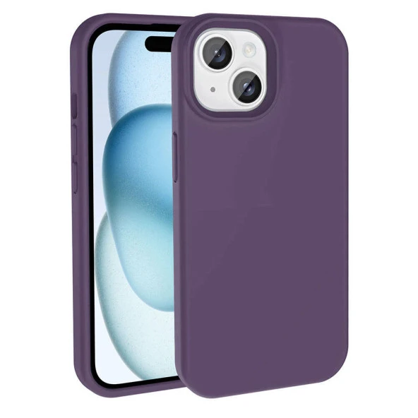 Apple iPhone 14 Kılıf Magsafe Şarj Özellikli Sıvı Teknolojili Silinebilir Sert  Kivi Kapak - Resim 4