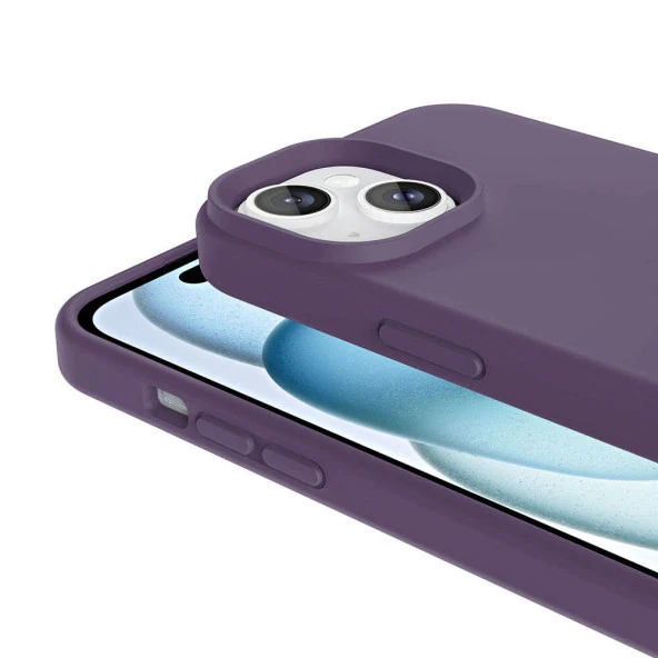 Apple iPhone 14 Kılıf Magsafe Şarj Özellikli Sıvı Teknolojili Silinebilir Sert  Kivi Kapak - Resim 11