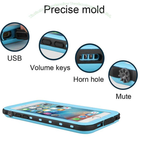 Apple iPhone 6 Su Geçirmez Kılıf 1-1 Orjinal Kapak - 4