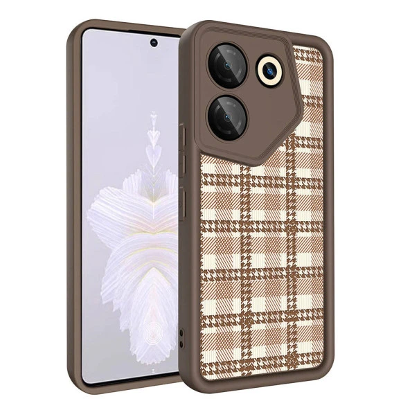 Tecno Camon 20 Pro 5G Kılıf Kamera Korumalı Baskılı Arka Yüzey  Klas Kapak - Resim 5