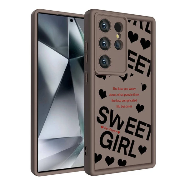 Galaxy S24 Ultra Kılıf Kamera Korumalı Baskılı Arka Yüzey  Klas Kapak - Resim 6