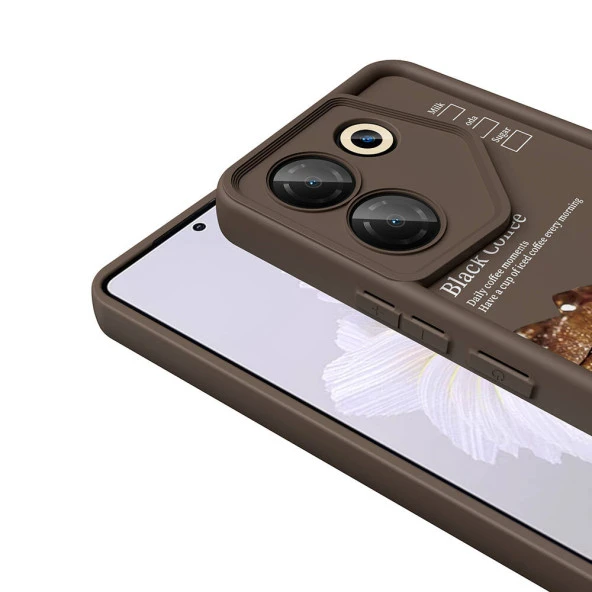 Tecno Camon 20 Pro 5G Kılıf Kamera Korumalı Baskılı Arka Yüzey  Klas Kapak - Resim 10