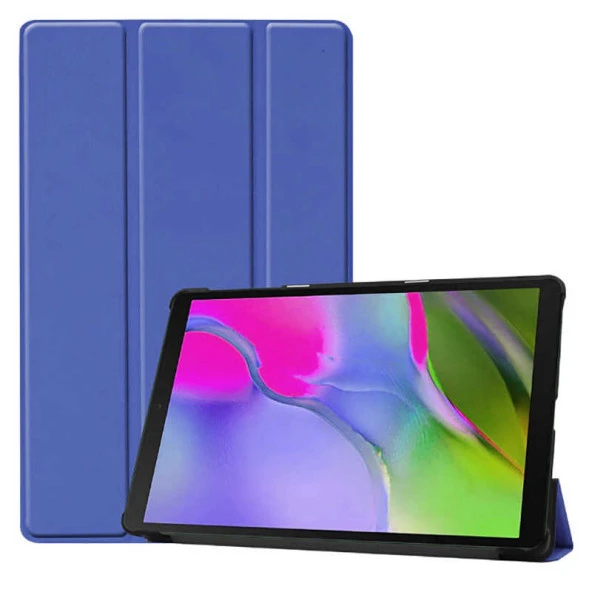 Galaxy T720 Tab S5E  Smart Cover Standlı 1-1 Kılıf - Resim 7