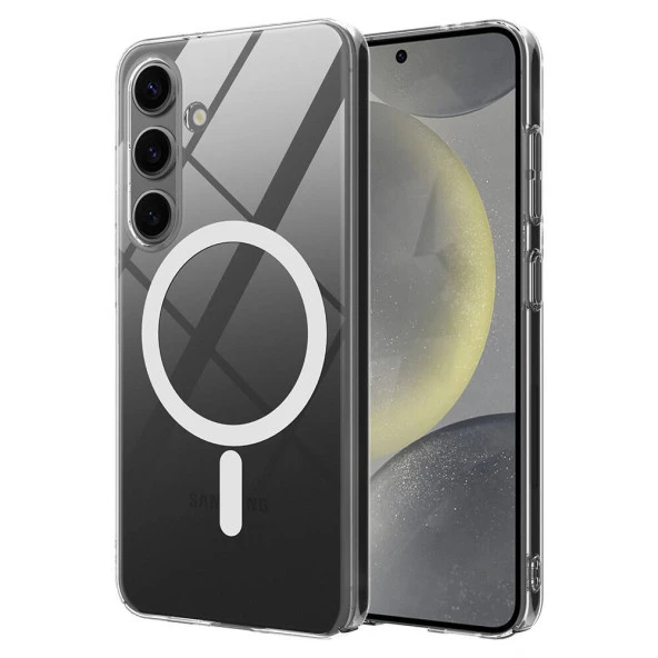 Galaxy S24 Plus Kılıf Kamera Korumalı Magsafe Sert PC  Porto Kapak ürün görseli