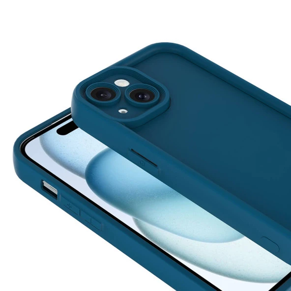 Apple iPhone 15 Kılıf Kamera Korumalı  Ananas Kapak - Resim 9