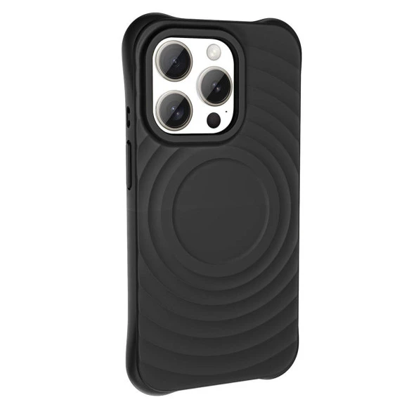 Apple iPhone 15 Pro Magsafe Şarj Özellikli Airbagli Mat Görünümlü  Hepi Kapak - Resim 7