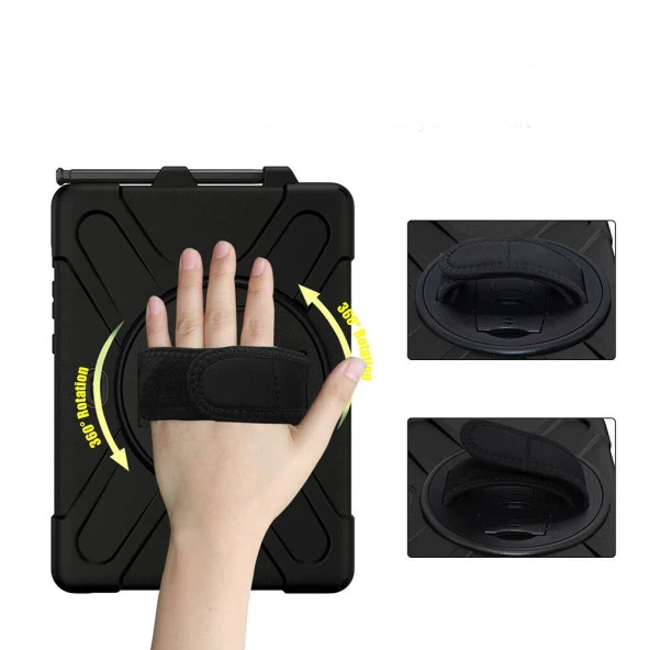 Galaxy Tab Active Pro 10.1 T540  Defender Tablet Silikon - Resim 4
